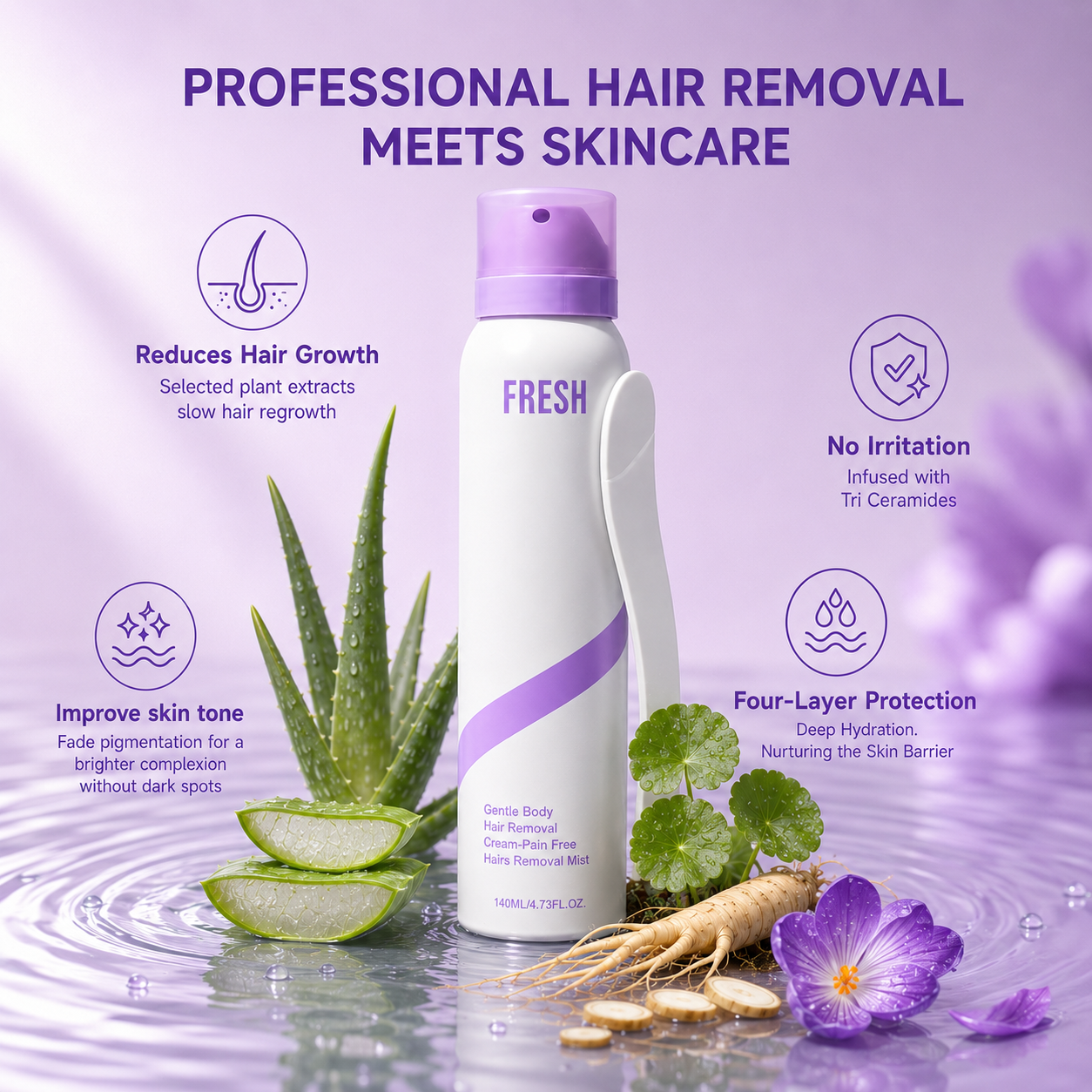 Fresh InstantX Hair Removal Spray